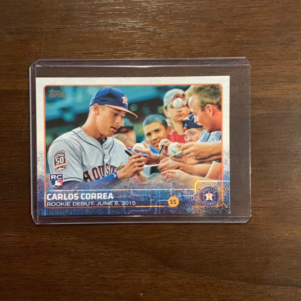 Carlos Correa 2015 Topps Rookie Card #US251